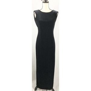 VTG Night Way Collections Maxi Velvet Gown sz 6